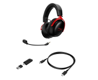 HYPERX Cloud III Wireless S Black/Red A59Z0AA - 1348066 - zdjęcie 8